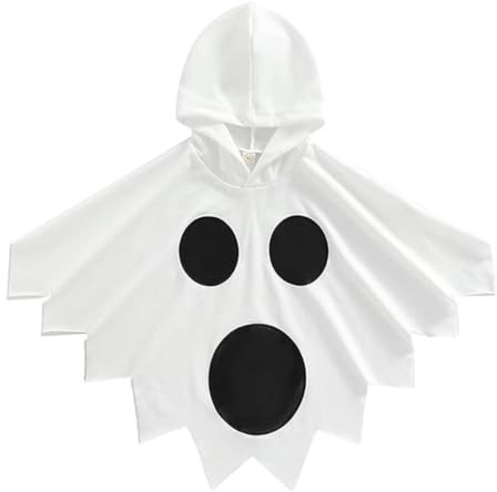 Costume Halloween Fantôme Costume de cosplay à capuche