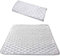 Nappe de Repassage Isolante Couverture de Repassage à la Vapeur Coton Tapis sur Table Portable pour Lave-Linge Sèche-Linge Voyager la Maison Argent 48 * 85 cm