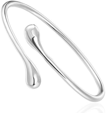 Vitaltyextracts Silver Plated Bracelet Shining Bangle Bracelets (Silver)