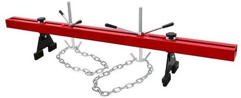 Shoze Engine Support 500kg 1102lbs Engine Support Heavy Duty Beam Engine or Gearbox Support with 2 Thicken Chains for Most Vehicles
