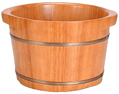 Foot Tub Wooden Foot Basin Household Gift Foot Soaker Tub,Wooden Foot Soak Sauna Foot Tub, Massage, Spa, Sauna, SoakHandmade Wooden Footbath Tubs,Foot Bath Wooden Bucket Foot Spa,Sauna Accessories Hou