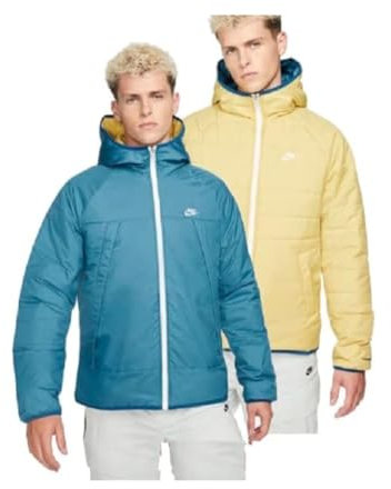 NIKE Doudoune rembourrée Therma-FIT Legacy réversible pour homme Taille M, bleu, M