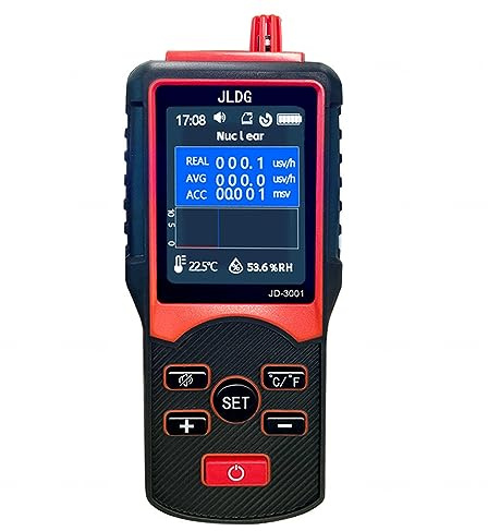 LoKori Nuclear Radiation Detector Professional Digital Geiger Counter,Beta Gamma X-ray Tester,Radioactive Dosimeter Digital Radioactive Tester with Sound Alarm