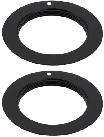 ECSiNG 2 Pezzi Adattatore Per Montaggio Obiettivo Anello Adattatore Per Obiettivo M42 Convertitore Adattatore Per Montaggio Fotocamera Compatibile Con Sony NEX Adattatore Per Obiettivo Fotocamera