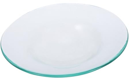 Amosfun Soucoupe D'huile Essentielle Plat De Diffuseur Plaques De Remplacement De Brûleur Plat De Revêtement De Chauffe-Cire à Haute Teneur en Borosilicate