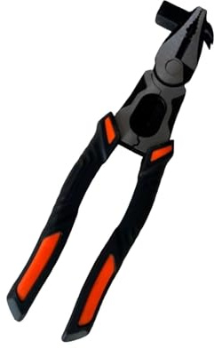 Alicates pelacables multifuncionales de doble función con mango ergonómico adecuados para trabajos eléctricos y reparación del hogar, alicates para instalación eléctrica, pelacables