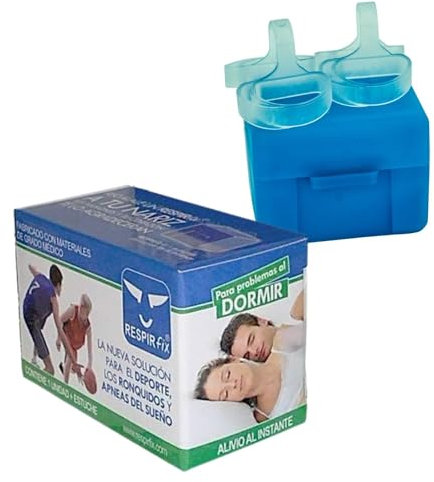 RESPIRFIX DILATATORE Nasale Sportivo ANTIRONQUIDO 2 Pezzi Taglie L senza lattice e silicone anallergico progettato e realizzato in Spagna con codice nazionale del Collegio di Farmaceutici