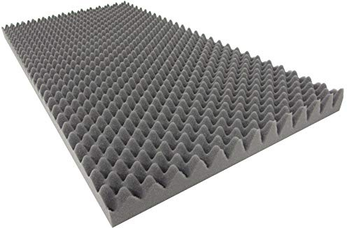 Dibapur Konvoluterat akustiskt skum (typ 100 x 50 x 5 cm) ljudisolering för effektiv akustisk isolering