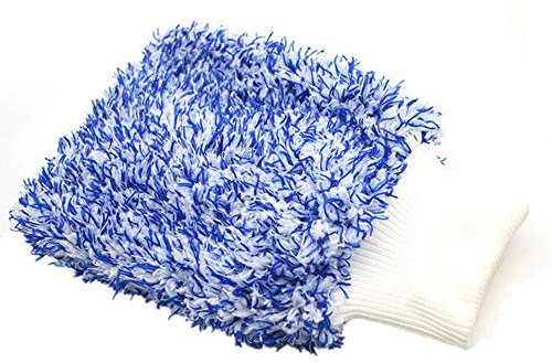 BOENTA Waschhandschuh Microfaser TüCher Mikrofasertuch Auto Auto-Mikrofasertuch Große Mikrofaser-Reinigungstücher Mikrofaser Auto Reinigungstücher Blue White