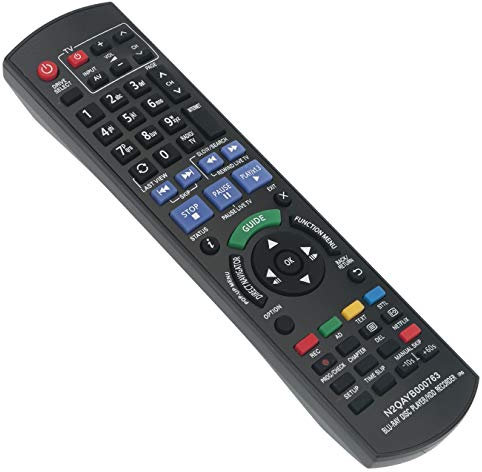 VINABTY N2QAYB000763 Télécommande de Remplacement Compatible avec Panasonic Blu-Ray Disc Player HDD Recorder Diga DMR-PWT420 DMR-PWT520 DMR-PWT635 DMR-PWT530