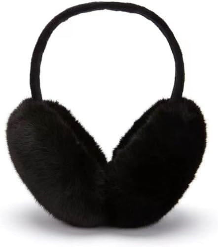 Chyuan Fashion Winter Unisex Ear Muffs Ear Warmers Foldable for Adults Children(schwarzer Ohrenwärmer)
