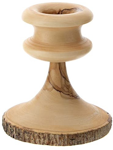 Holyart Portacandela Olivo corteccia