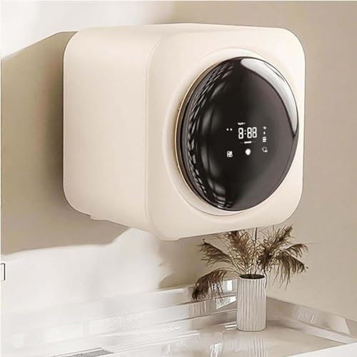 Sèche-linge portable, machine à laver compacte de 3,5 L avec fonction de séchage, sèche-linge électrique à tambour de 170 W, ventilation d'évacuation réglable, pour appartement, dortoir, fixation mu