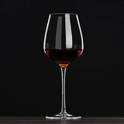 CTCOIJRN Verre à vin en Verre 550 ML Verre à vin Big Belly Verre en Cristal sans Plomb Verre à vin Rouge Home Bar Gobelet Whisky Cocktail Coupe à vin Mousseux