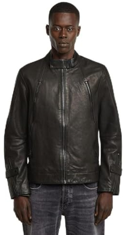 G-STAR 8721136008785 Piel de motorista jkt, Negro (dk black D27137-B508-6484), XXL