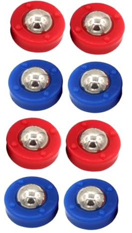 Milisten 1 Satz Tisch-Shuffleboard Brettspieltisch Tabletop-Spiele Minispielparty Tischplatte Rollende Perlenausrüstung Shuffleboard-Pucks Für Den Innenbereich Curling-Spiel Plastik 8st