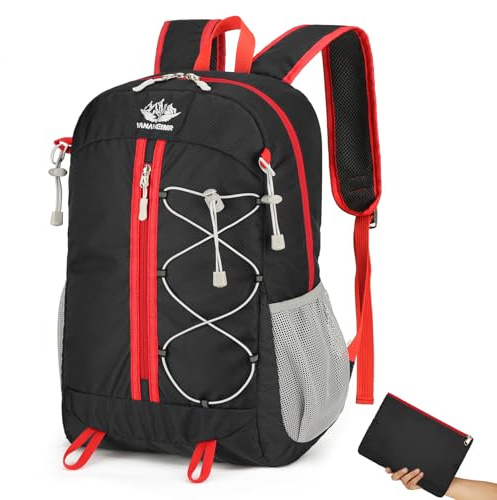 szyanlai Hiking Backpack for Men Women, 30L Ultra Lightweight Foldable Waterproof Rucksack,Back Pack Rucksack for Men Women Kids Camping Travel