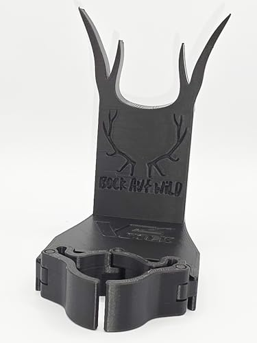 Generisch Soporte para armas largas para armas largas, sistema de clip magnético, impresión 3D (negro, 19 mm)