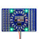 COVVY Rotating LED SMD NE555 Soldering Practice Board DIY Kit Fanny Skill Training DIY Kit Electronic PCB Board Module Suit