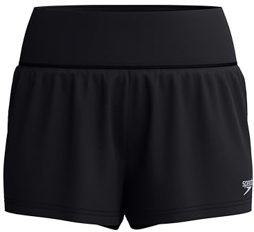 Speedo BioFuse Short de natación para Mujer, Anthracite, S