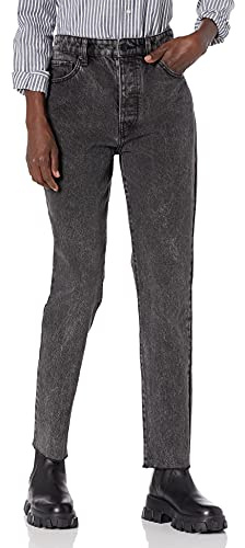 Armani Exchange Women's 5 Pocket Carrot Dark Wash Denim Washes, Indigo Denim, 30W x 32L