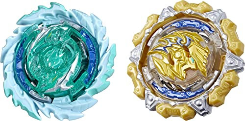 Beyblade Burst QuadDrive Magma Roktavor R7 und Gilded Balderov B7 Doppelpack − Battle Kreisel