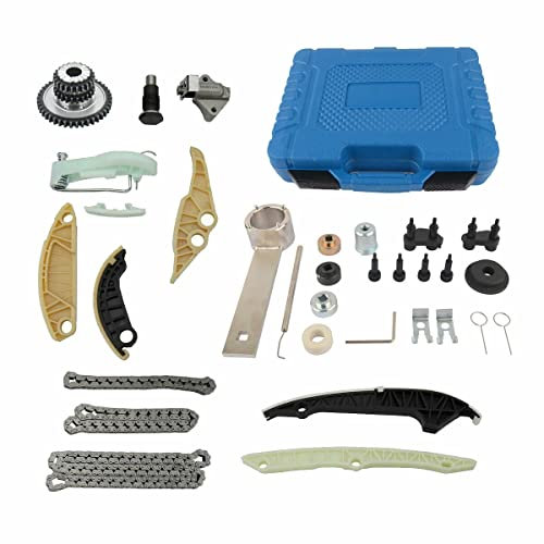 Flynsu Juego de cadena de distribución con herramienta de ajuste reemplazo para 1.8 2.0 TFSI TSI 06H109469AD 06H109158J 06H109158 06H115225L 06H109509P 06H109509Q
