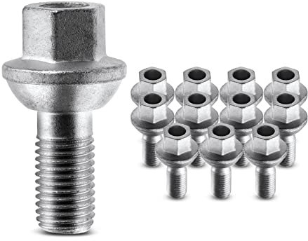 Frankberg 12x Radbolzen Radschraube Vorne oder Hinten Kompatibel mit Fortwo Cabrio 451 0.8L 1.0L 2007-Heute Fortwo Coupe 451 0.8L 1.0L 2007-Heute Replace# 0009905607