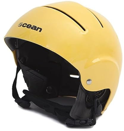 OCEAN Bull Helm für Kitesurf und Wassersport, Unisex, Gelb, S/M (540 mm - 575 mm)