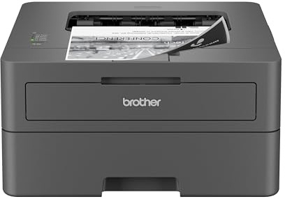 Brother HL-L2400D Compact Monochrome Laser Printer, USB Required (Cable not Included), Black & White Output | Includes Refresh Subscription Trial(1), (Renewed Premium)