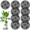 BORDEAG Soporte para plantas en maceta, 9 unidades, 30 cm, soporte para plantas, soporte para macetas, malla de drenaje, rejilla para macetas para jardín, interior y exterior