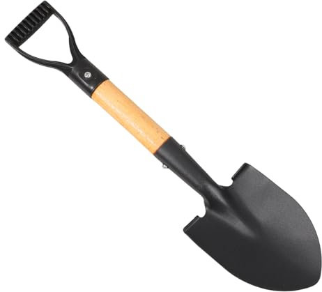 Abaodam Pala De Flores Tenedor De Excavación De Jardinería Pala Tamizadora Suministros De Jardín Herramienta De Excavación De Suelo Herramienta De Deshierbe del Patio Black Acero