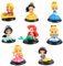 Princess Figurines Set, 8pcs Princess Figures Cake Toppers, Animated Figurines Cake Decoration Birthday Cartoon Mini Toys for Children Desk Home Party Cupcake Decoration Supplie