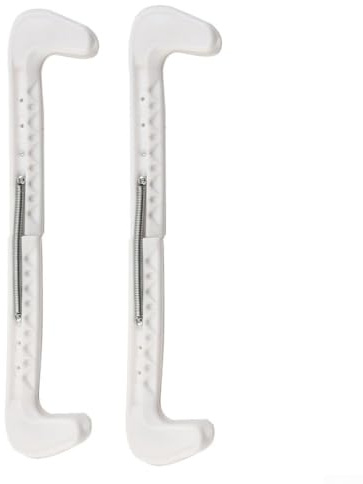 Protections réglables pour lames de patins à glace - Protégez vos chaussures et votre équipement avec des housses (blanc)