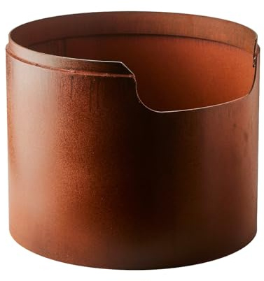Barbecook Base Jack 60/75 de Acero corten, diámetro 40cm – Base sólida para brasero y Cocina Exterior