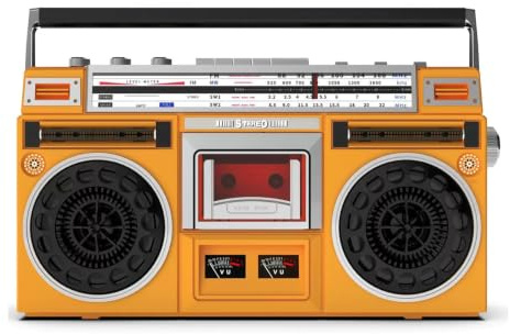 Retro Boombox Kassettbandspelare, 80-talet Old School Vintage Bluetooth-radio Med AM/FM/SW, USB Micro SD-kortplatser Och Stereohögtalare For Bärbar Utomhusmusik