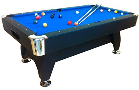 GRAFICA MA.RO S.R.L. Mesa Billar 7ft Medidas DE Juego 188 x 96 cm Azul Americano Asas TAPIZADO Azul Accesorios INCLUIDOS Robusta Y Resistente Objeto Nuevo – EMBALADO