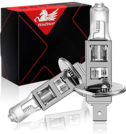 WinPower H1 70W 24V Faros delanteros de camión Bombillas halógenas 3000K Amarillo Superbrillante, 2 piezas
