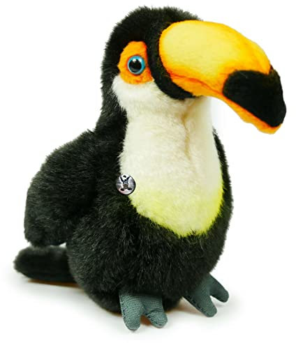 Tukan Kuscheltier Vogel Specht Beo 18 cm Plüschtier Riesentukan KANDO - Kuscheltiere*biz