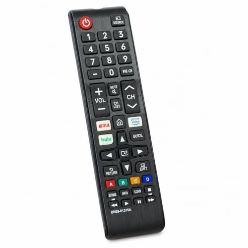 Mando a distancia universal para todos los televisores inteligentes Samsung, repuesto para televisores LCD LED HDTV 3D Smart Samsung con botones de acceso directo Netflix Prime-Video Hulu