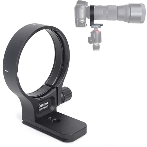 Lens Collar Support Tripod Mount Ring Compatible with Sigma 150-600mm f/5-6.3 DG OS HSM Contemporary TS-71 Lens, Bottom Bracket is ARCA Quick Release Plate for ARCA-Swiss Fit Tripod Ball Head Clamp