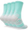 TOMILIOLD Kompressionsstrümpfe Socken Herren Damen 43-46 39-42 35-38 Anti-Blasen Stützstrümpfe Kompressionssocken Atmungsaktiv Compression Running Socks Laufsocken Sportsocken 2 Paar (L-XL, Grün)