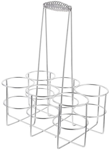 Garneck Beer Basket Slots Metal Can Holder Beer Can Rack for Restaurant Ktv Bar