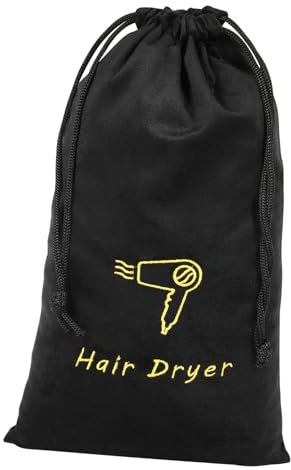 VALICLUD Aufbewahrungstasche Für Haartrockner Leinen 19x35cm Mit Kordelzug Tragbare Reise Tasche Strapazierfähiger Föhnbeutel Für Universellen Haartrockner