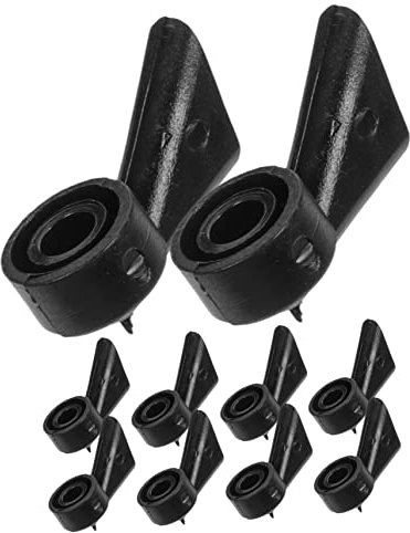 Ciieeo 10piezas Boquilla Rociadora Del Parabrisas Trasero Boquillas De Pulverización Para Limpiaparabrisas Negras Suministros Para Automóviles Carretera