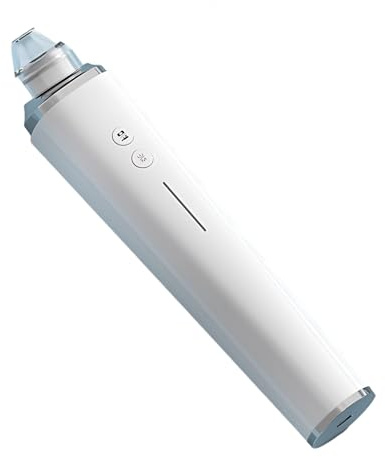 Aspiradora de poros con cámara HD de 5 MP, 20 aumentos visuales, kit extractor de comedones para acné, 6 cabezales de succión, herramienta eléctrica de succión de puntos negros para limpieza de la