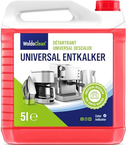 Entkalker für Kaffeevollautomaten und Kaffeemaschinen 5l - Universal Kalklöser für 40 Entkalkungsvorgänge