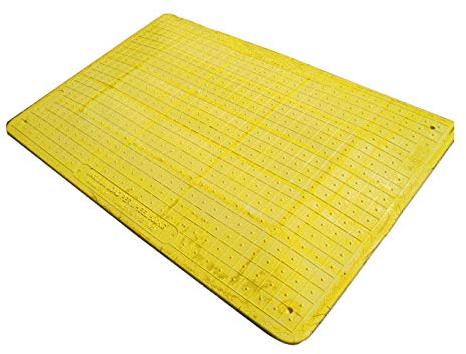 ADO - Placa cubre zanja Swiper 1200x800x30 mm. Pasarela salva zanjas de fibra de vidrio para tapar agujero temporal en obra