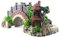Youery Aquarium Deko Höhle Aquarium,Harz Aquarium Dekoration,Harz Aquarium Zubehör,Aqua Ornaments ideal für kleine Garnele Fisch Schildkröte,Polyresin Landschaft