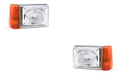 Johns, Scheinwerfer Satz passend für Fiat Panda Scheinwerfer (141) 05/86-07/04 R2/Bilux Set links & rechts